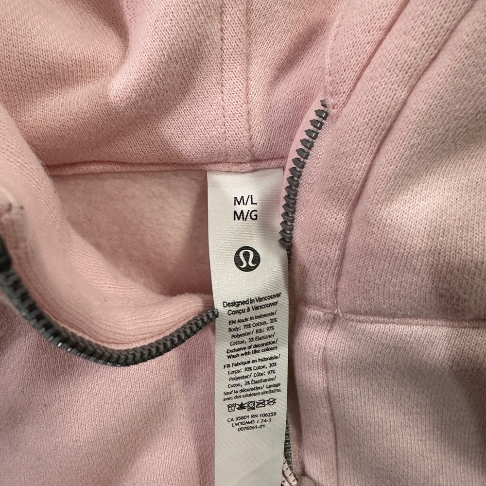 Lululemon Athletica Pink Zip-Up Hoodie - Picture 4 of 8